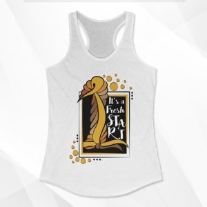 Women Racerback Tank: Numerology - The Power of Birth and Destiny Number 1