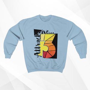 Unisex Heavy Blend Crewneck Sweatshirt, Divine Number 3Unisex Heavy Blend Crewneck Sweatshirt, Divine Number 3