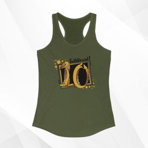 Women Racerback Tank: Numerology - The Power of Birth and Destiny Number 10