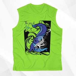 Men's Sleeveless Performance Tee, Divine number 2