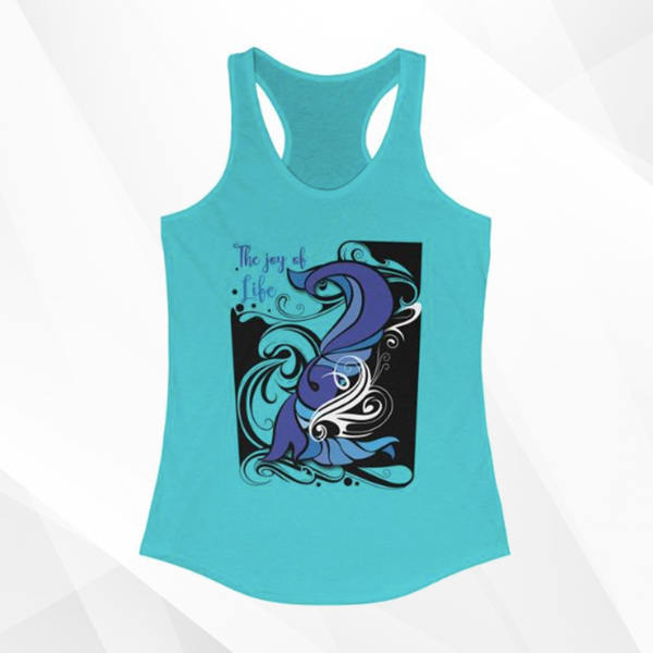 Women's Ideal Racerback Tank, Divine number 2