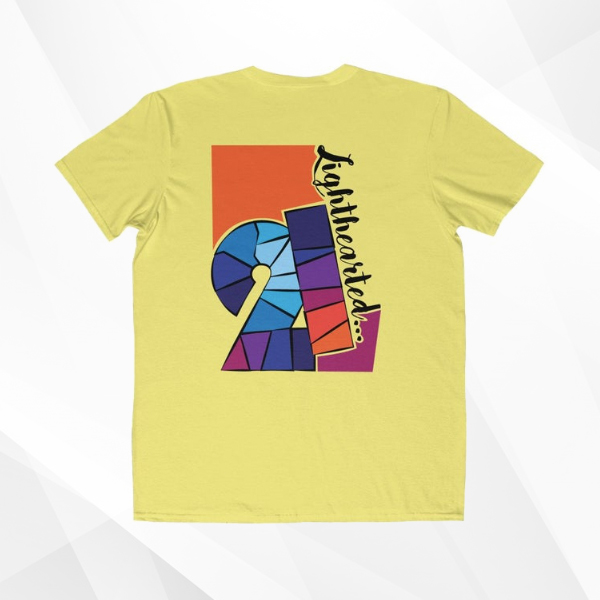 Men's Lightweight Fashion Tee, Divine Number 21