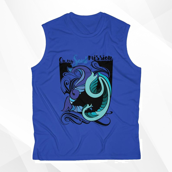 Men's Sleeveless Performance Tee, Divine number 29