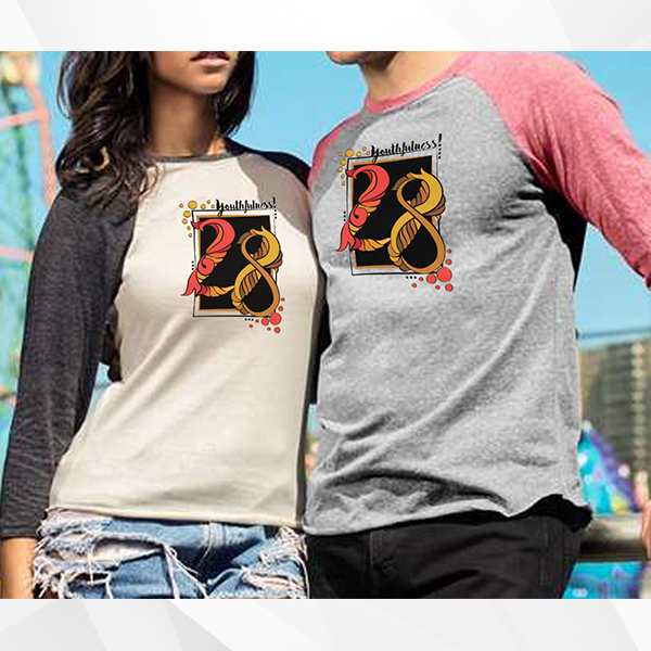 Unisex Tri-Blend 3/4 Raglan Teet, The Power of Birth and Destiny Number 28