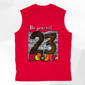Men's Sleeveless Performance Tee, Divine Number 23
