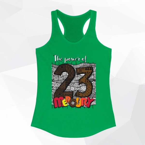 Women's Ideal Racerback Tank, Divine Number 23