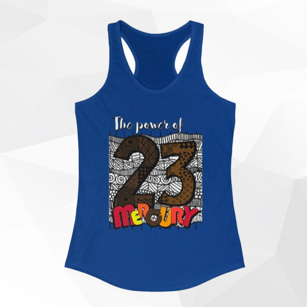 Women's Ideal Racerback Tank, Divine Number 23