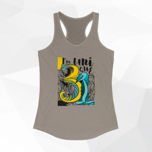 Women's Ideal Racerback Tank, Divine Number -31