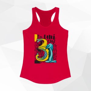Women's Ideal Racerback Tank, Divine Number -31