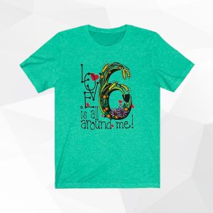 Unisex Jersey Short Sleeve Tee, Divine Number - 6