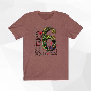 Unisex Jersey Short Sleeve Tee, Divine Number - 6