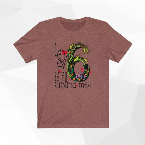 Unisex Jersey Short Sleeve Tee, Divine Number - 6