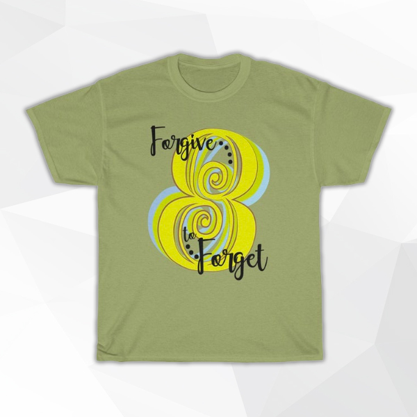 Unisex Heavy Cotton Tee, Divine Number - 8